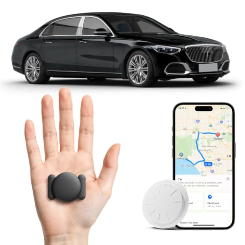 Image of GPS Tracker for Vehicles, 1PCS Real Time Tracker Device for Vehicles, No Monthly Fee Car Tracker, Work with Find My (iOS Only), MINI Vehicle Tracker with Magnetic Waterproof Case