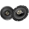 PIONEER A-Series Plus TS-A1681F 6.5” 4-Way Speakers (Pair) – 350W Max, Balanced Sound + Smooth Treble, Enhanced Bass, Ideal Factory Upgrade, Installation Adaptors Included