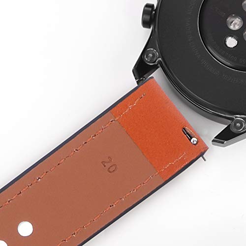 ULTECHNOVO Pulseira de RelÃ³gio de Couro Pulseira de RelÃ³gio de Couro ClÃ¡ssico SubstituiÃ§Ã£o Comp