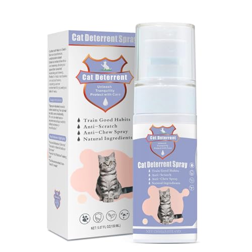 JAMBOS Cat Deterrent Spray - Safe Indoor & Outdoor...