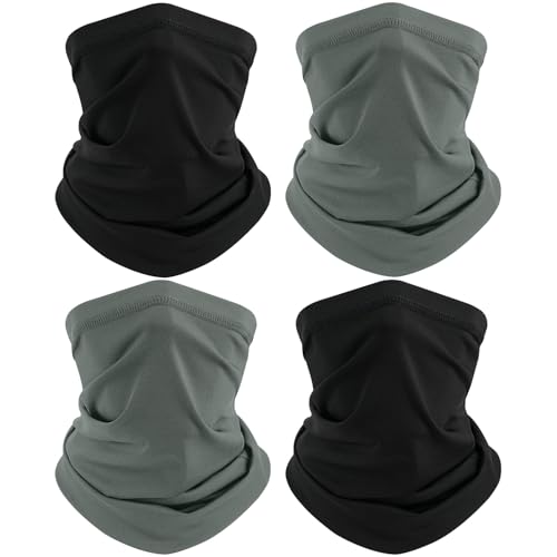 Image of TICONN Neck Gaiter Face Cover Scarf, Neck Warmer Breathable Sun & Wind-proof for Skiing Fishing Hiking Cycling