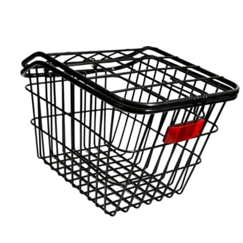 kowaku Bikes Rear Storage Rack Rear Luggage Bike Rack Heavy Duty Cargo Basket Mountain Bike Basket for Pet Transport Sturdy, with Lid