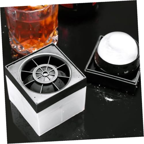 Molde redondo para bolas de hielo plástico x2 miniatura 6