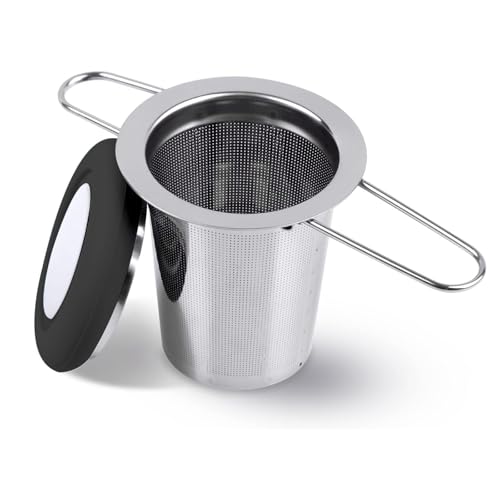 Tea Strainer Steeper Tea Infuser,Tea Strainers for Loose Tea Diffusers,Loose Leaf Tea Steeper,304 Stainless Tea Infuser for Black Tea Rooibos