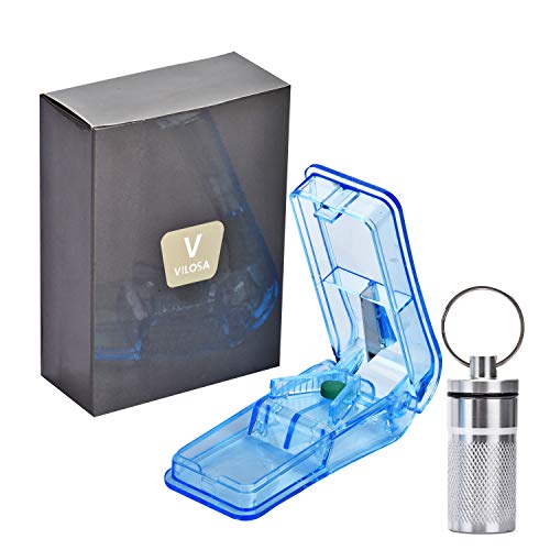 VILOSA Pill Splitters, Pill or vitaminTablet Splitter Cutter, Vitamin Cutter, Pill Cutter …