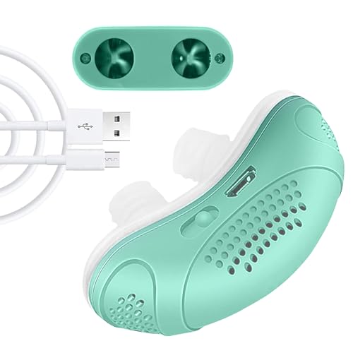 Duroecsain Schnarchschutz - Anti-Schnarch-Gerät Für Erholsamen Schlaf - saktiv Elektrisch Leise Tragbare Schlafhilfe Für Erwachsene Reduzierte Nachtstörungen Verbesserte Freie Atemwege