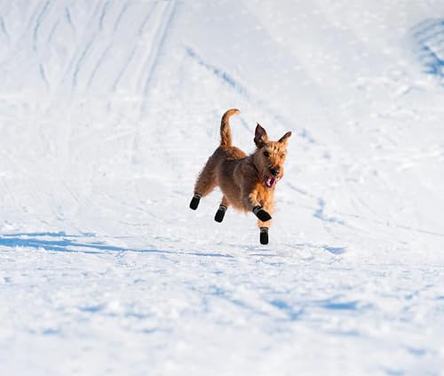 Yaodhaod WINTER DOG SHOES Shoes For Winter, Dog Boots & Paw Protectors, Fleece Warm Snow Booties thumb #2