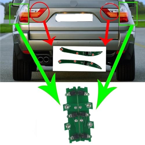 Módulo DRL con placas de reparación de luces traseras estables para X3 E83 derecho B 4