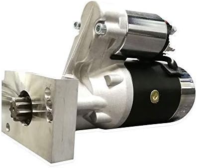 4HP High Torque New Mini Starter Compatible with Chevrolet SBC 350 BBC 454 Dual Inline 153 168 Tooth Black