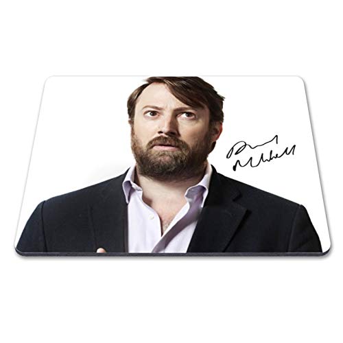 David Mitchell 1 Personalised Gift Print Mouse Mat Autograph Computer Rest Mouse Mat Compatible with Laser and Optical Mice (No Personalised Message)