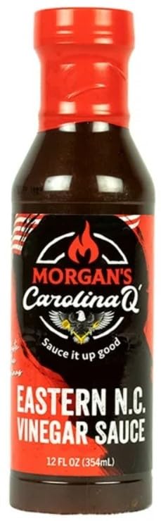 Morgan's Carolina Q 12oz Barbecue sauce it up good (Eastern N.C. Vinegar Sauce North Carolina)