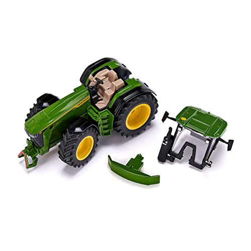 siku 3290, John Deere 8R 370, 1:32, Metal,Plastic, Green, Incl. Front-weight, Openable bonnet, 20 x 9.3 x 9 cm - Image 2