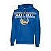NBA Golden State Warriors Men's Fleece Hoodie Pullover Sweatshirt Poly Midtown, Large, Royal