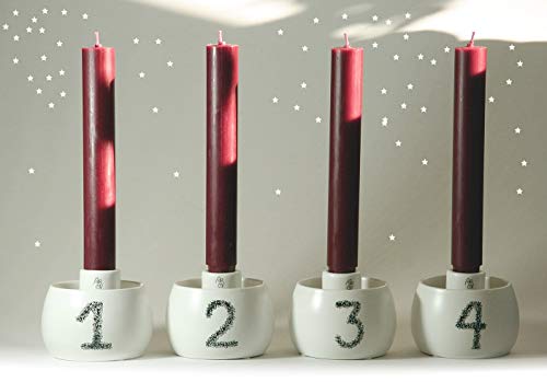 Antiqued Hobnail Candle Holder