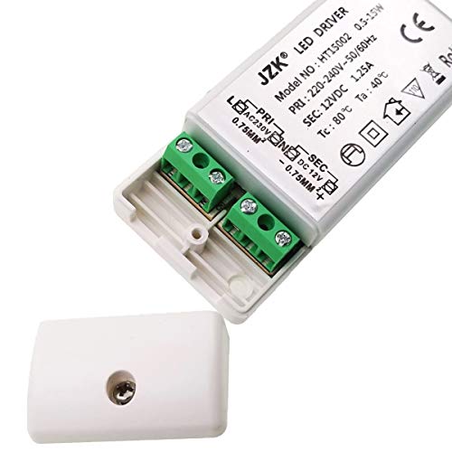 JZK Ingresso: 220-240 V, uscita DC 12V 1.25A, 15W