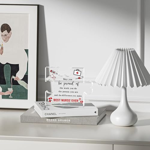 Image of Heart shaped plaque gift (Nurse)
