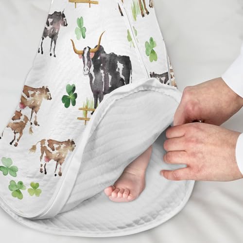 Image of vvfelixl Bright Funny Dinosaurs Baby Sleeping Bag Sleep Sack,Baby Wearable Blanket Sleep Suit for 0-6 Months