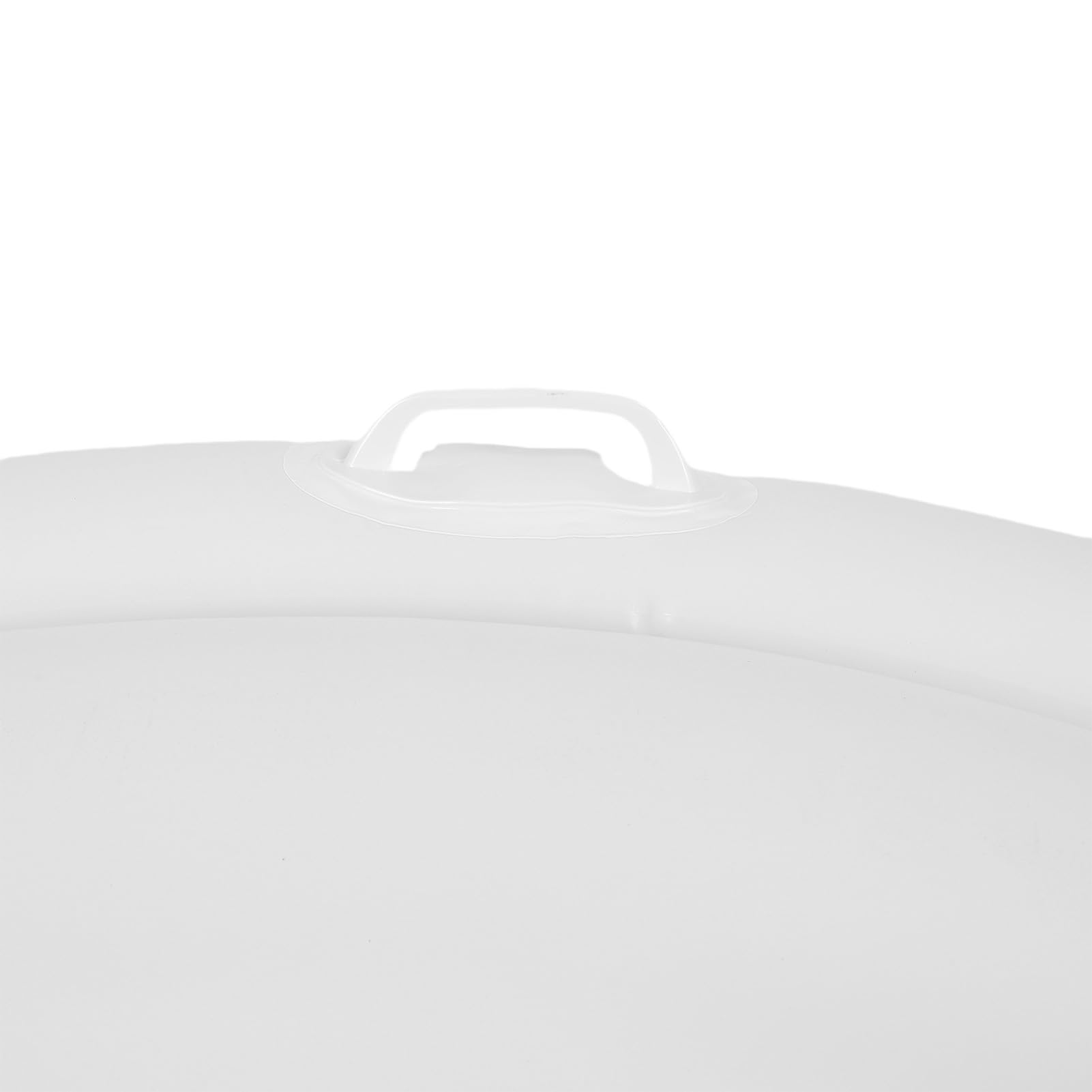 Copertura Gonfiabile per Vasca Idromassaggio, Copertura Antipioggia Rotonda in PVC da 5,4 Piedi per Spa all'aperto, con Maniglia Incorporata per un Facile Trasporto e Stoccaggio, Ideale per