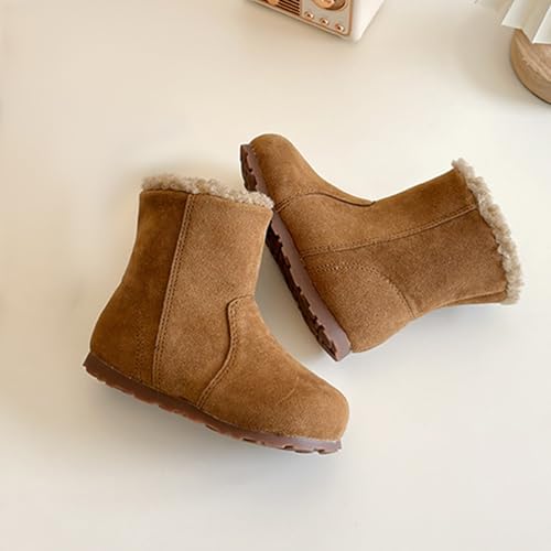 Fashion Big Kids Winter Water Proof Flat Keep Warm Snow Boots Comfortable Shoes Rubber Boots for Kids2