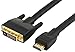 Produktbild AmazonBasics HDMI-zu-DVI-Adapterkabel, HL-007349, - 4,57 meter, Schwarz, (Nicht für den Anschluss an SCART- oder VGA-Anschlüsse)