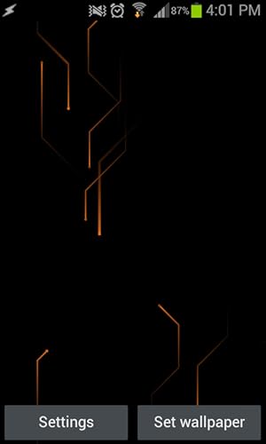 Tron Traces - Live Wallpaper