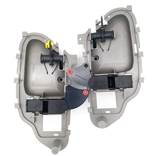 Bopart Inside Interior Door Handle For 1995-2000 Chevrolet Tahoe Gmc Yukon, 1995 1996 1997 1998 1999 2000 Chevy Gmc C/K 1500 2500 3500 Suburban Pickup Truck Driver & Passenger Side 15708043 15708044 #TOP1