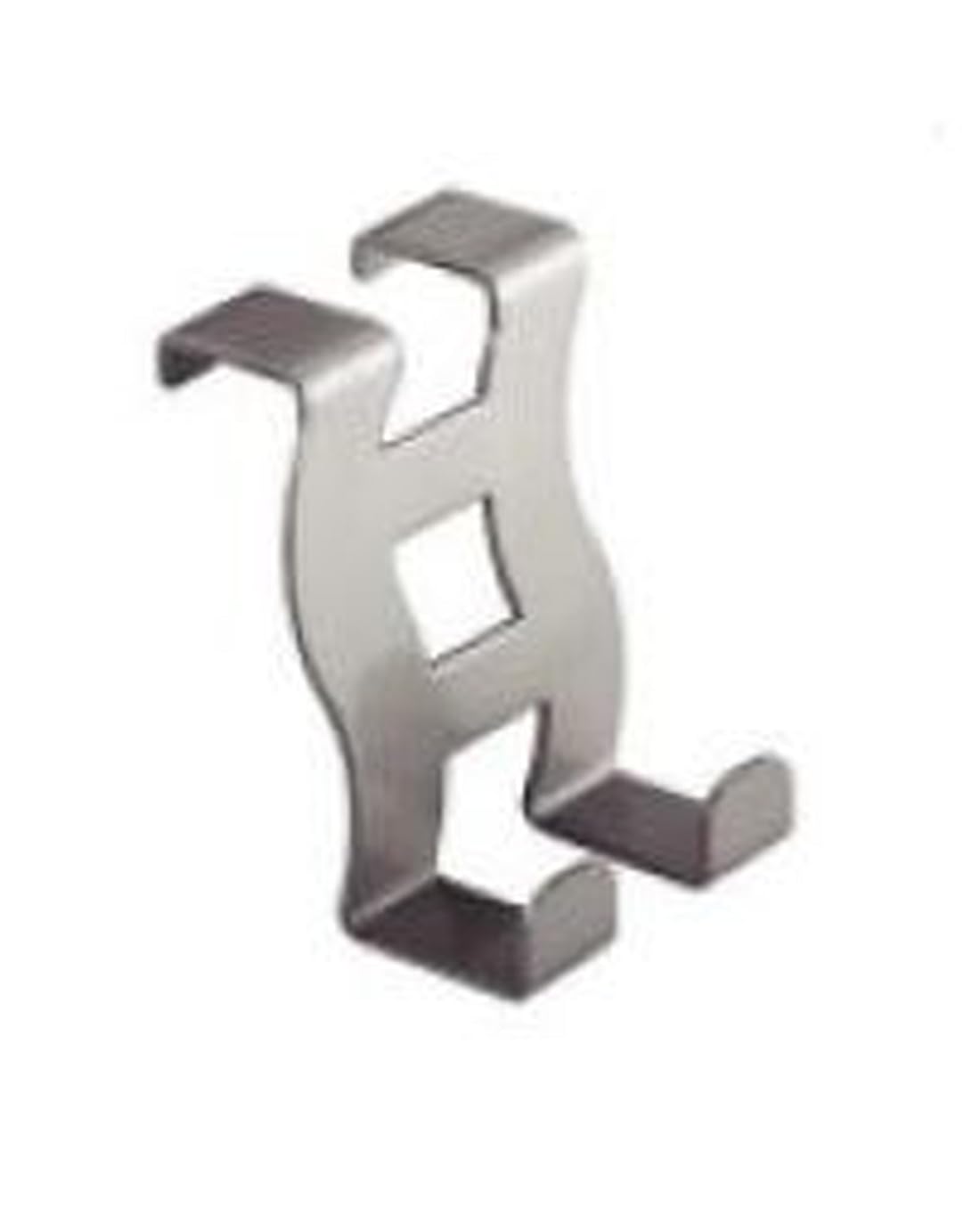 RICOO Gancho para Puerta MH001-5 Gancho de Acero Inoxidable para Puertas de Dormitorio y Baño Juego de 5, Diseño Moderno y Estable Dimensiones 5 x 6 x 4,5 cm.