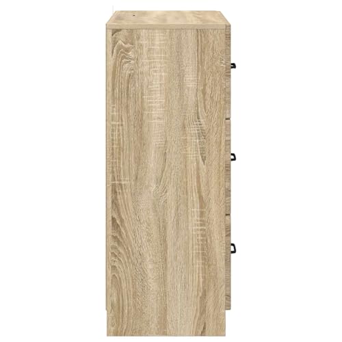 Commode en bois chêne Sonoma pour résoudre le manque de rangement