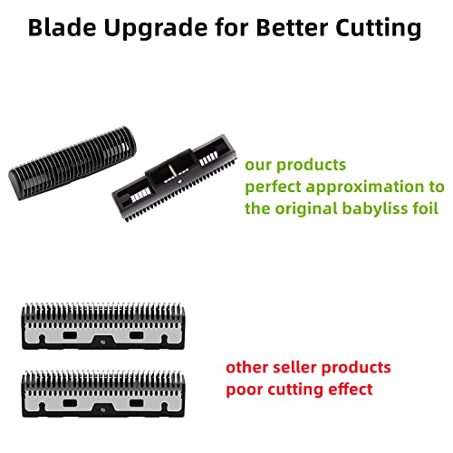 2 Pack Replacement Foil And Cutters Compatible With Babylisspro Double Foil Shaver, Replacement Foil Compatible With Babylisspro Fxfs2 Shaver,Golden #TOP2