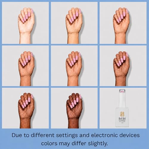 Image of Bolt Bee Nude Pink Color Gel Nail Polish Soak Off UV Gel DIY at Home 15ML Manicure Salon Nail Art