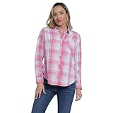 Lee, Blusa para Mujer, Corte Slim Fit, Línea Classic, Diseño Clásico, Ropa de Moda, Color Rosa, Talla XL