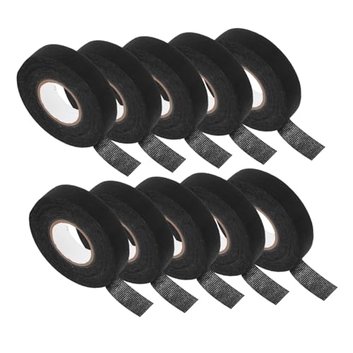 Ruban isolant en tissu noir 19mm x 15m Zerodeko pour faisceaux de câbles automobiles