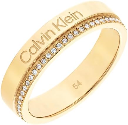 Calvin Klein Mini Linear 35000201D Women's Ring with Crystals