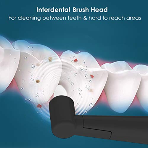 AGARO Cosmic & Cosmic Plus Brush Head Refill 4+1 Pcs (Black) - Image 6