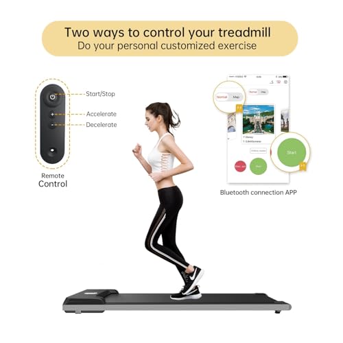 Walking Pad portable con capacidad 265 lbs y motor 2 hp miniatura 2