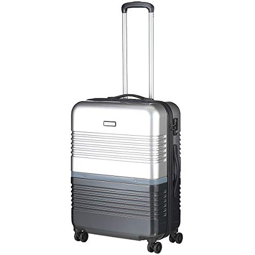 Preisvergleich Produktbild Travelite Frisco 4-Rollen-Trolley 66 cm schwarz-Silber