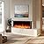 LegendFlame 43" W Smart Build in Electric Fireplace Insert, 1-2-3 Sided View, Heater 750W/1500W, Multi Colors of Flame & Fuel Bed, Alexa Enabled