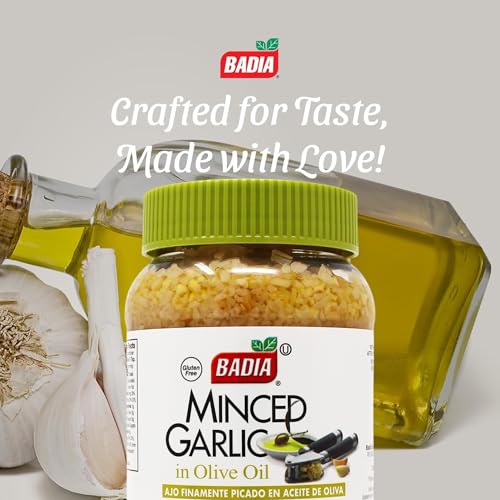 Badia Minced Garlic in Olive Oil, 16 oz – Fresh Minced Garlic, Bold Flavor for All Purpose Cooking, Gluten Free - Image 6