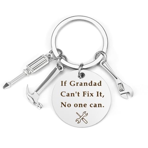 Grandad Gifts,Grandad Keyring,Grandad Birthday Gifts,Grandad Fathers Day Gift,Grandad Present,Gifts for Grandad,Grandad Gifts from Grandchildren,Funny Gifts for Grandad,Best Great Grandad Gifts