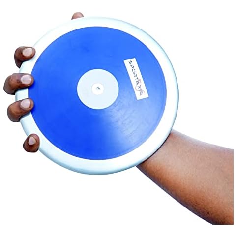 SPORTAXIS 1.6 Kg Training Discus for Men and Women - Throwing Discus for High School & College Throwers - High Spin, Low Spin - Ideal for Track, Field Practice & Competition - 73% Rim Weight Cover
