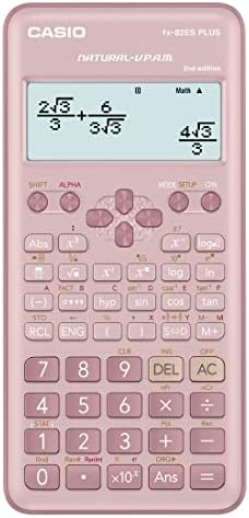 Casio FX-82ES Plus Pink 2nd Gen Non-Programmable Scientific Calculator
