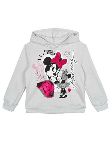Image of Disney Minnie Mouse Fleece Pullover Crossover Hoodie and Leggings Outfit Set Infant to Big Kid Sizes (12 Months - 14-16)