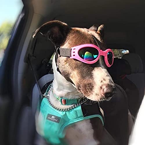 NW Dog Goggles Pet Sunglasses Adjustable Folding Eye Wear UV Protection Windproof Polarized Sunglasses for Dogs About… - Image 4