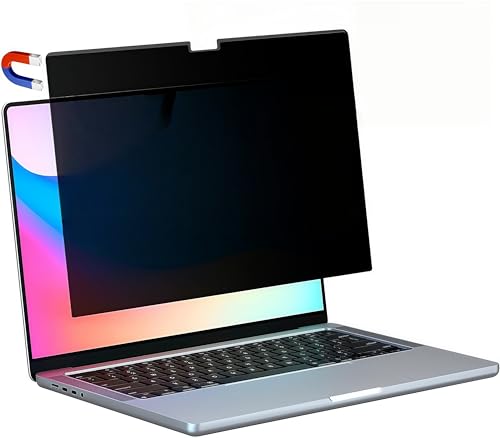 VANCKLE Magnetic Privacy Screen for Macbook Air 13.6/13 Inch (2022-2025, M2, M3, M4), Removable Matte Anti Glare Blue Light Protector Private Security Filter for 13.6 inch Mac Laptop Computer, 1-Pack