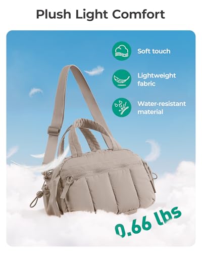Image of BAGSMART Gym Bag for Women, Duffle Bag for Travel with Wet Pocket, Lightweight Carry on Weekender Duffel, Water Resistant