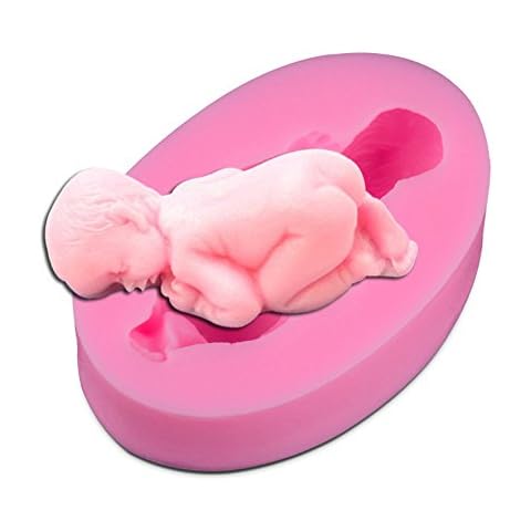 Angel Baby Girl Silicone Fondant Molds Cake Icing Sugarcraft Decorating Mould Tools (Style 1) Cover