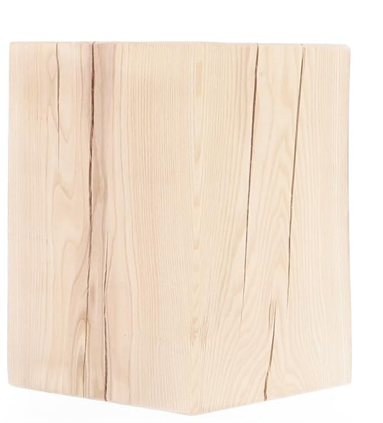 Tabouret bois marron Jan Kurtz 29x29x40 cm petit meuble d'appoint salon