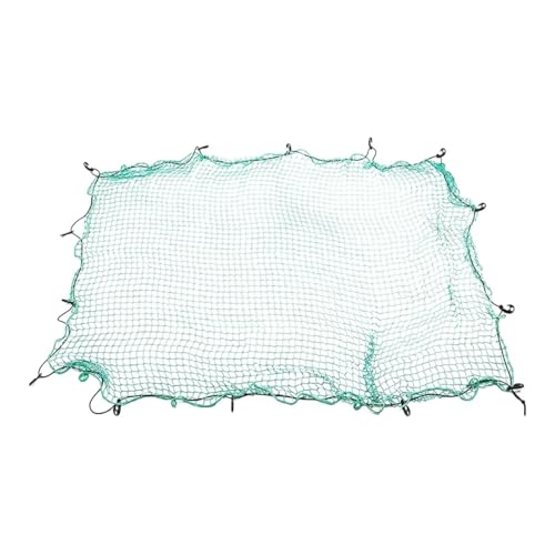 Okiyakusama Filet de Chargement pour Camion, Filet de Chargement Portable en Nylon avec Crochets, Filet de Chargement pour Randonnée, Remorque, Fourgonnette, Etc, 1.5mx1.5m