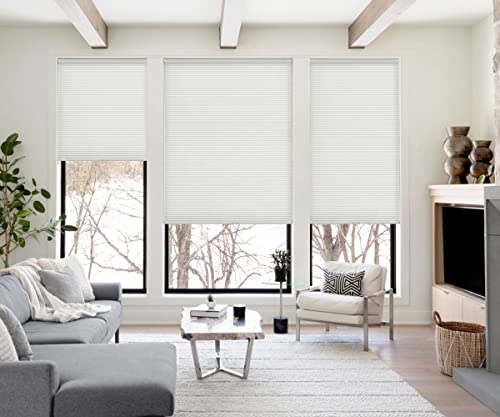 image for LazBlinds Cordless Cellular Shades, No Tools No Drill Light Filtering 