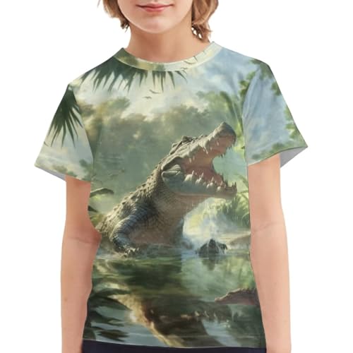 Boys Shirts Short Sleeve Shirts for Boys Animal T-Shirts Kids Toddler Tshirts Tees Clothes Summer Tops3